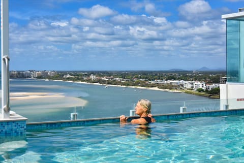 View (from property/room), Pool view, Sea view, Swimming pool