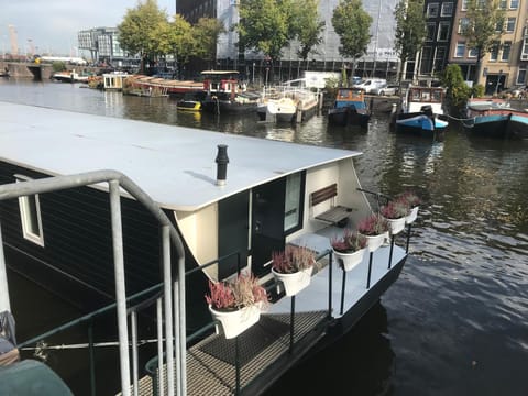 Boat no Breakfast Docked boat in Amsterdam