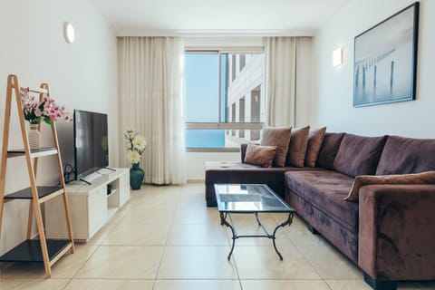 Living room, Seating area, Sea view