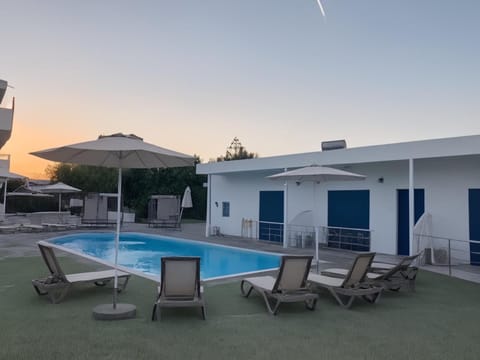 Property building, Pool view