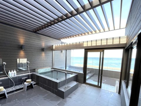 Shower, Hot Spring Bath, View (from property/room), Sea view, Open Air Bath, Bath