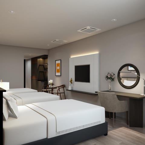 Bed, TV and multimedia, Photo of the whole room, Bedroom, Area and facilities