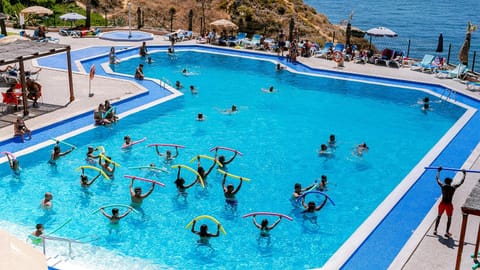 Day, People, Activities, Aqua park, Pool view, Sea view, Swimming pool, Sports, group of guests, sunbed