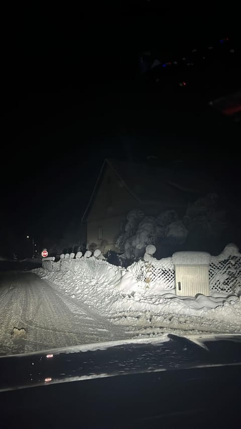 Night, Neighbourhood, Natural landscape, Winter