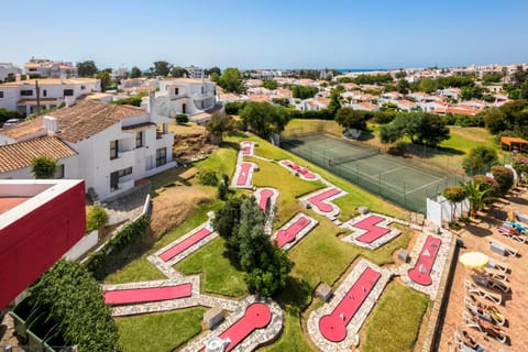 Spring, Day, Natural landscape, Bird's eye view, Garden, Golfcourse, Minigolf, City view, Garden view, Street view