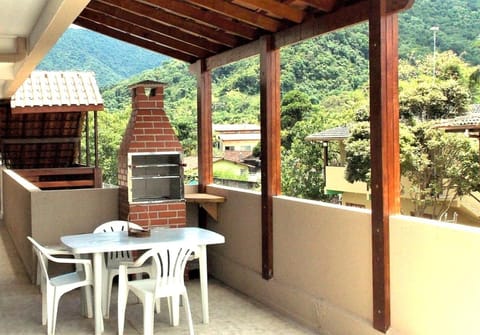 Natural landscape, Balcony/Terrace, Dining area, Mountain view