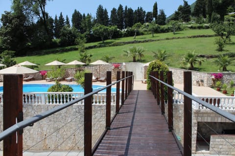 Pool view, sunbed