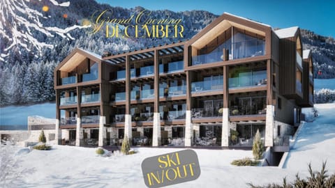 Property building, Day, Natural landscape, Winter, Mountain view