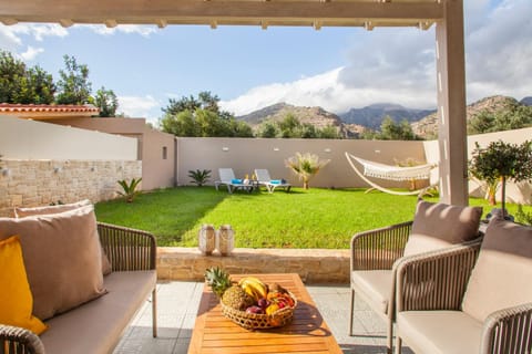 Patio, Seating area, Mountain view