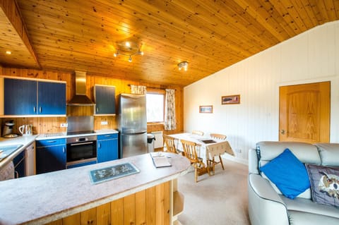 Raven Lodge with beautiful views of Loch Dochart Chalet in Scotland