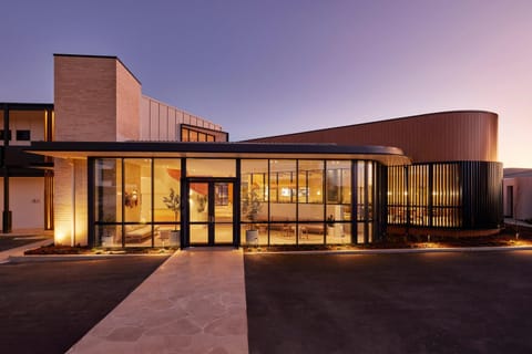 Property building, Facade/entrance, Night, Lobby or reception