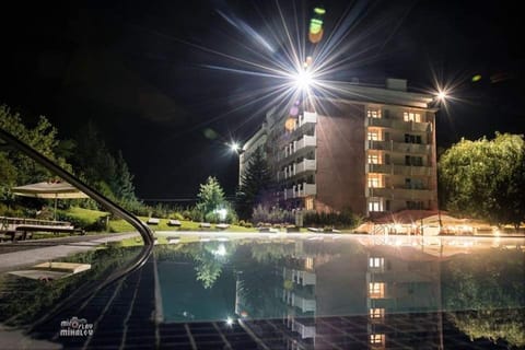 Property building, Night, Pool view