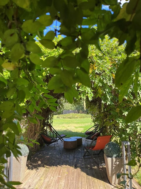 Property building, Patio, Garden view