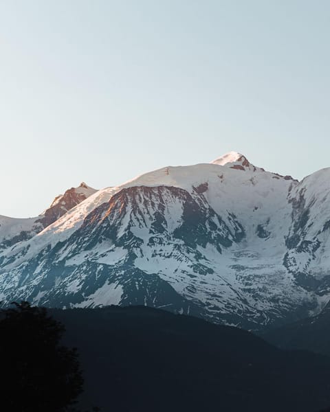 Natural landscape, Winter, Mountain view