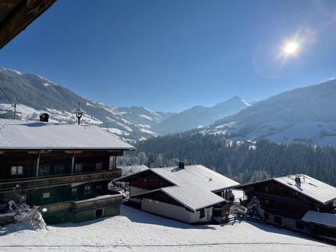 Natural landscape, Winter, Mountain view