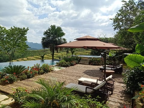 Pool view, Area and facilities