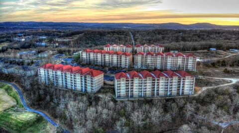 Property building, Natural landscape, Bird's eye view, Mountain view