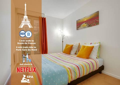 StayLib Paris Stade de France 2 min - Parking Apartamento in Saint-Denis, France