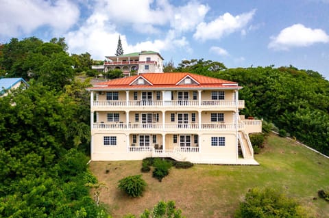 Property building, Spring, Natural landscape, Bird's eye view