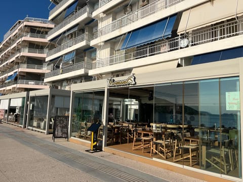 Property building, Restaurant/places to eat, Day, View (from property/room), Balcony/Terrace