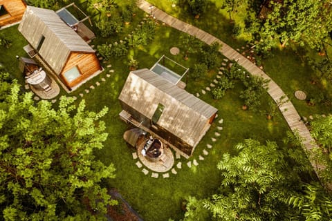 Bird's eye view, Garden, Hot Tub