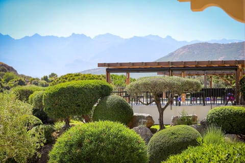 Garden, Mountain view