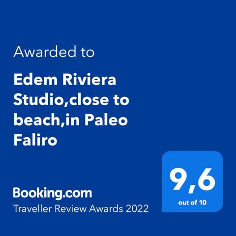 Edem Riviera Studio,close to beach,in Paleo Faliro Apartment in Alimos
