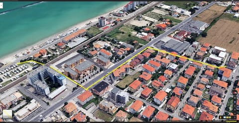 Bird's eye view, Beach, City view