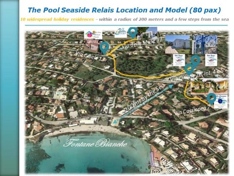 Pool Seaside Relais, deluxe villas up to 90 pax - VILLE Ninfea, Marea, Rosa e Cassiopea House in Fontane Bianche