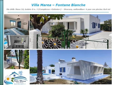 Pool Seaside Relais - Ville Ninfea, Marea, Rosa e Cassiopea House in Fontane Bianche