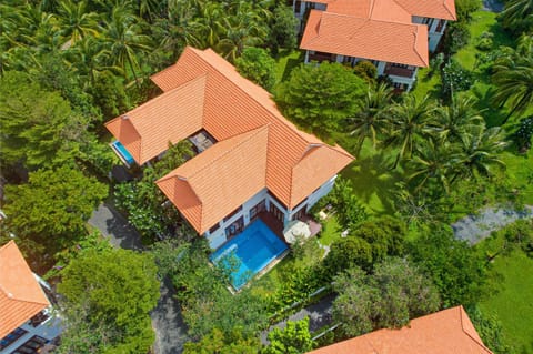 Patio, Bird's eye view, Balcony/Terrace, Garden view