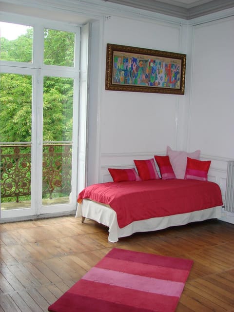 Property building, Bedroom, Garden view