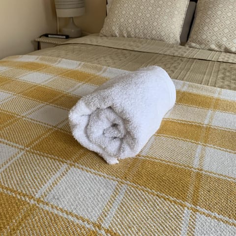 Bedroom, towels