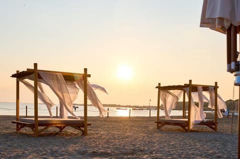 Beach, Sea view, Sunrise