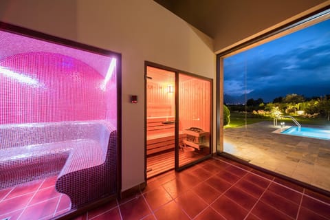 Night, Summer, Massage, Sauna, Steam room, Spa and wellness centre/facilities, Garden view, Mountain view, Pool view, Swimming pool, Swimming pool