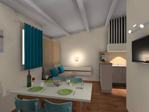 Living room, Dining area