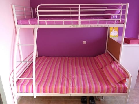 Photo of the whole room, Bedroom, bunk bed