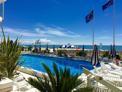 Day, Summer, Pool view, Sea view, Swimming pool