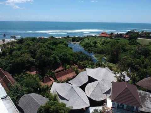 Property building, Natural landscape, Bird's eye view