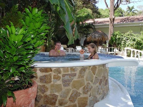 People, Swimming pool, group of guests