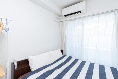 Bed, Bedroom, air conditioner, air conditioner