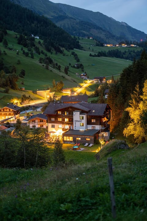 Property building, Night, Neighbourhood, Natural landscape, Mountain view