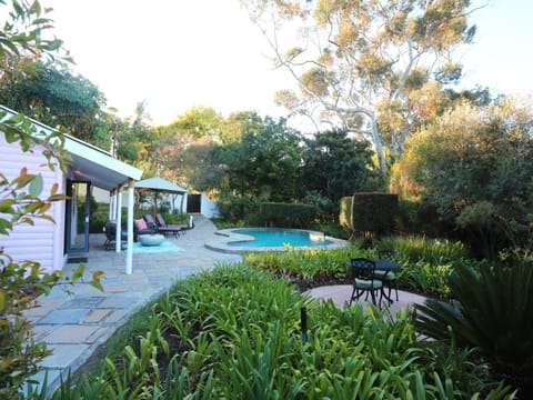 Spring, Day, Natural landscape, Garden, Garden view, Pool view, Swimming pool, Swimming pool