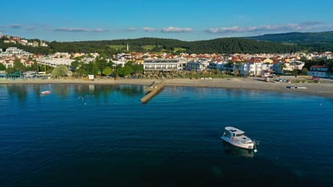 Natural landscape, Bird's eye view, Beach, Mountain view, Sea view