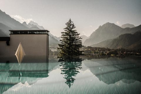 Natural landscape, Mountain view, Pool view, Swimming pool