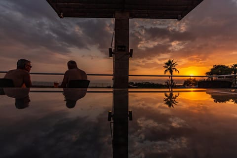 Patio, Summer, On site, Sunset