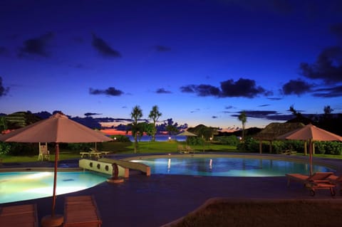 Pool view, Swimming pool, Swimming pool, Sunset