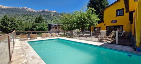 Property building, Mountain view, Pool view, Swimming pool