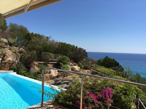 Balcony/Terrace, Pool view, Sea view, Swimming pool