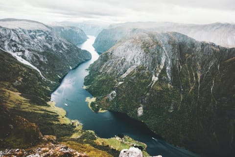 Natural landscape, Bird's eye view